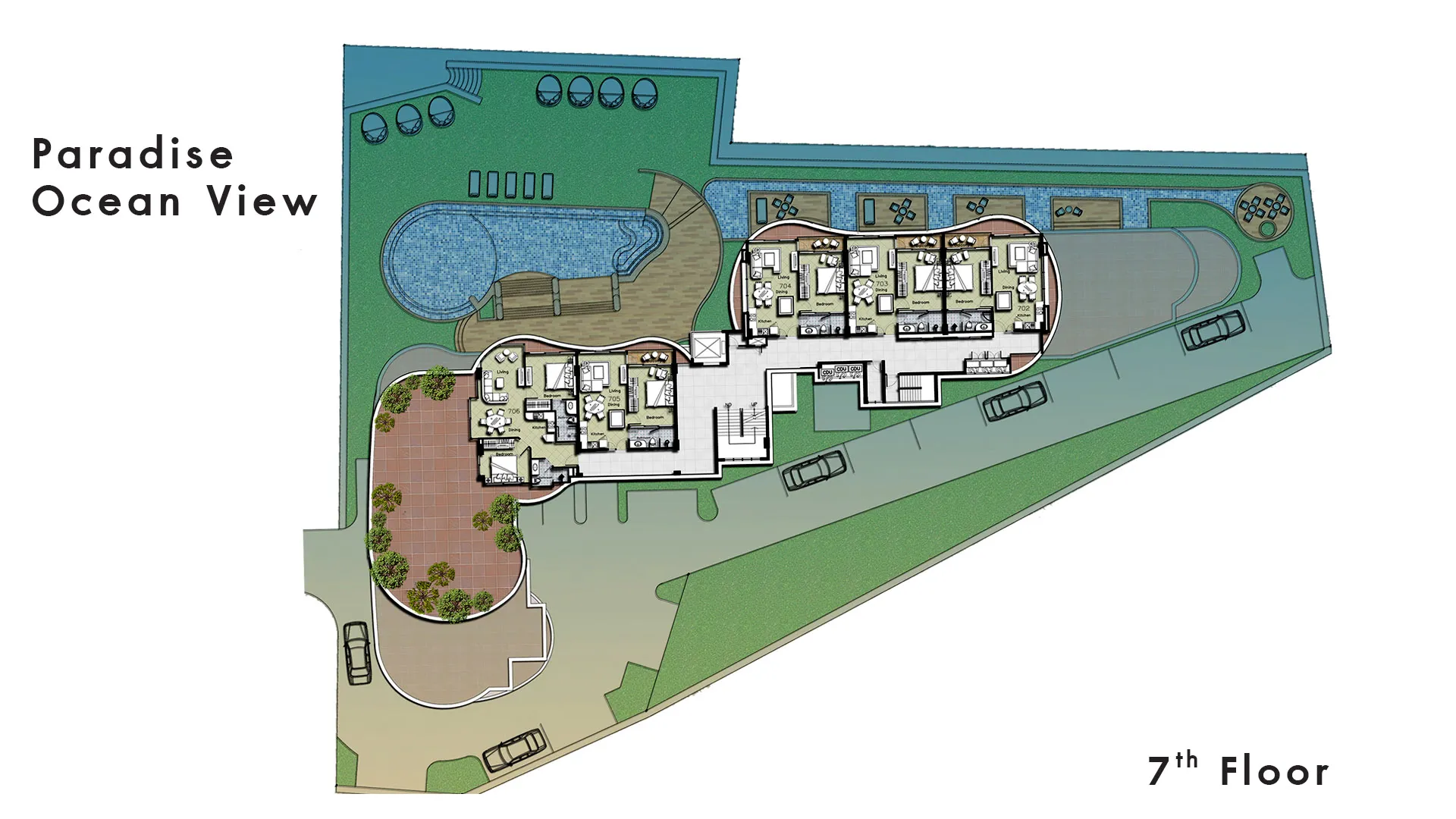 Paradise Ocean View Floor Plan