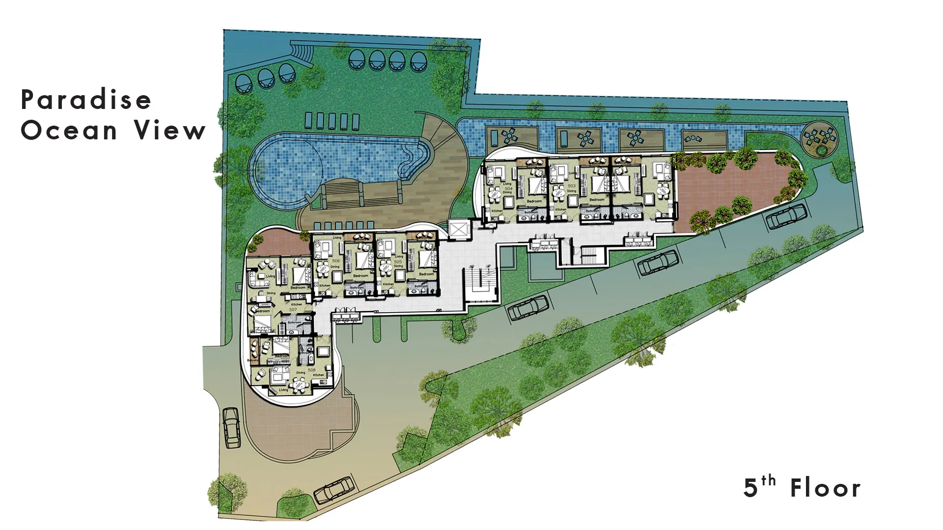 Paradise Ocean View Floor Plan