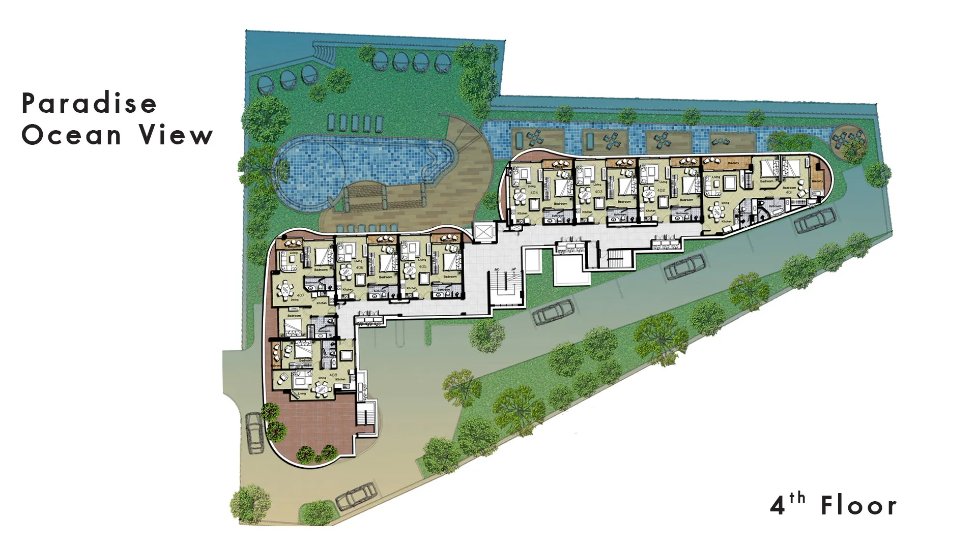 Paradise Ocean View Floor Plan