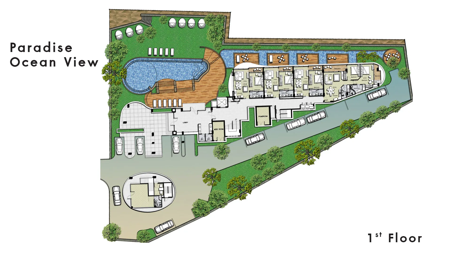 Paradise Ocean View Floor Plan